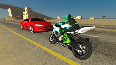 摩托车驾驶竞速模拟器3D