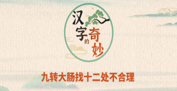 汉字的奇妙九转大肠找出十二处不合理怎么过关