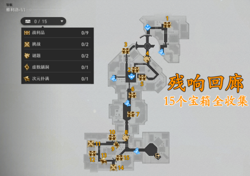 崩坏星穹铁道残响回廊地图宝箱位置