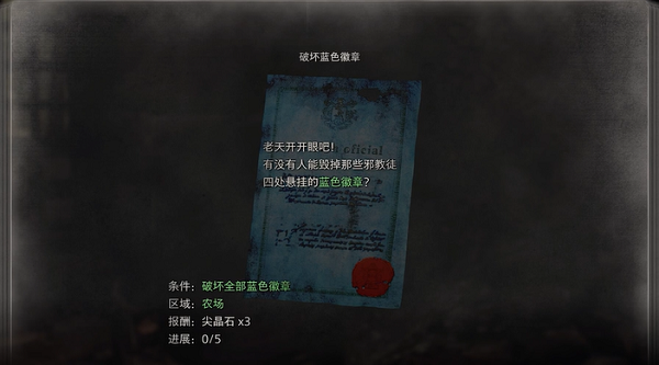 生化危机4蓝色徽章位置