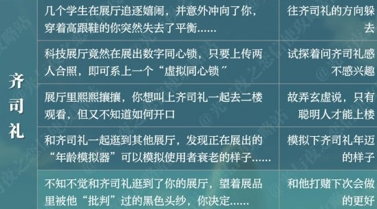 光与夜之恋星光展馆事件攻略