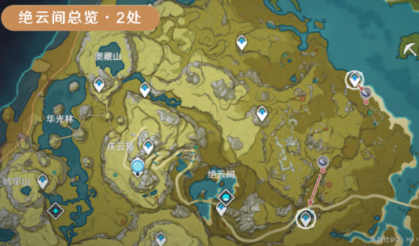 原神夜泊石分布图