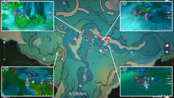 原神萃凝晶采集路线
