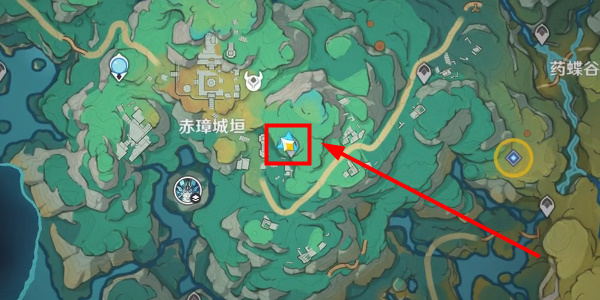 《原神》荒祠枕山麓打卡点位置介绍