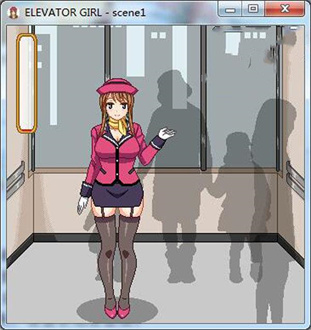 elevator电梯女孩像素汉化版