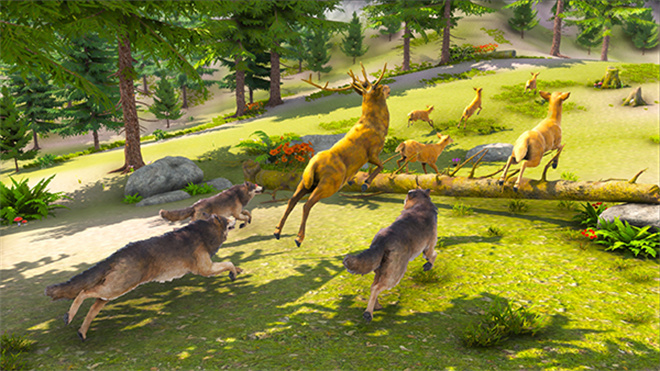 阿尔法野狼生存模拟器最新版